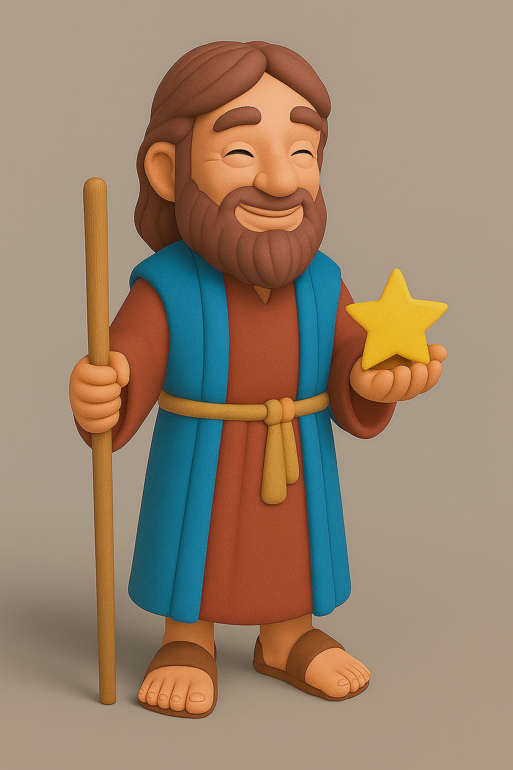 Abraham colorized figure