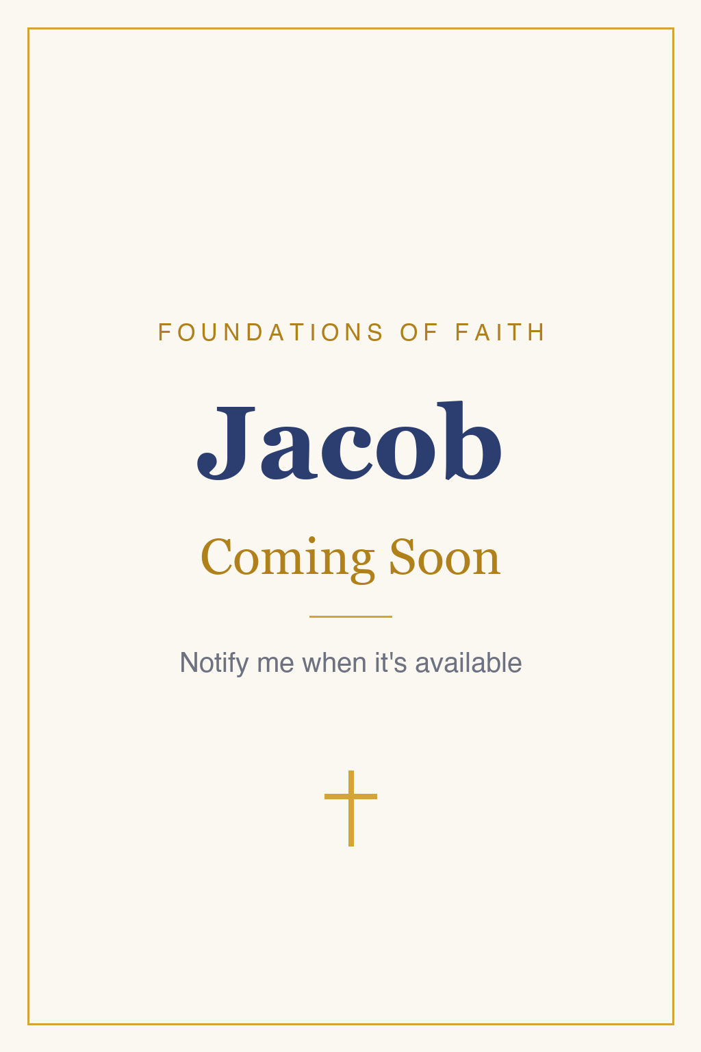 Jacob coming soon